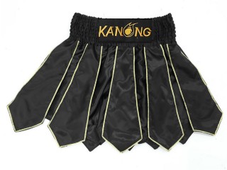 Kanong Muay Thai-Box Nadrág : KNS-142-Fekete